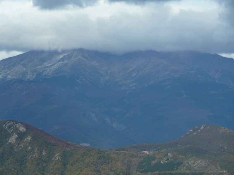 Massís del Canigó vist des del Bassegoda